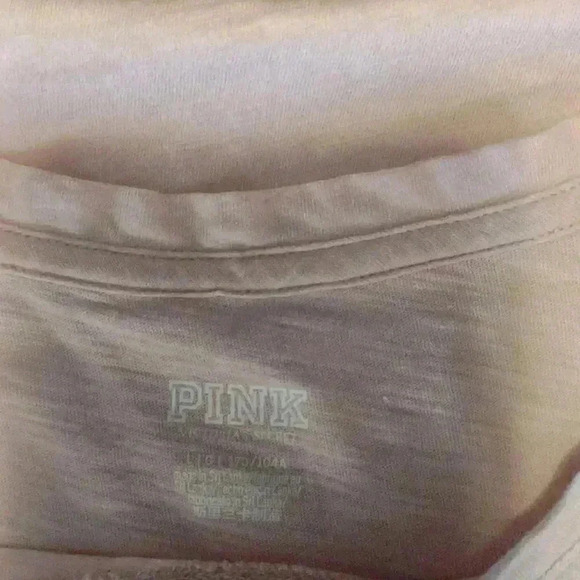 PINK pink t shirt size large - Picture 4 of 4
